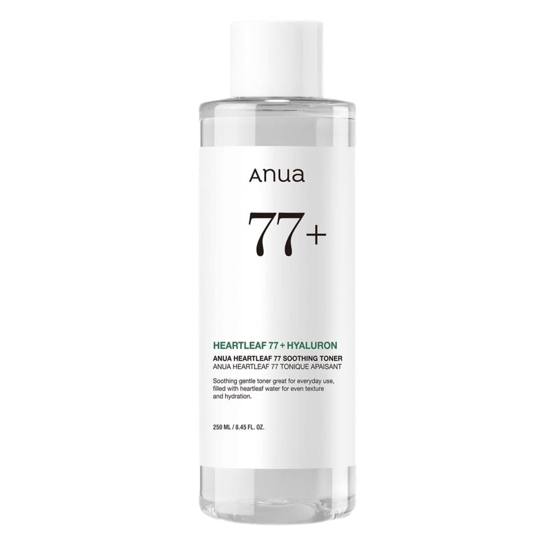 Anua Heartleaf 77%+ Hyaluron Soothing Toner 250ml